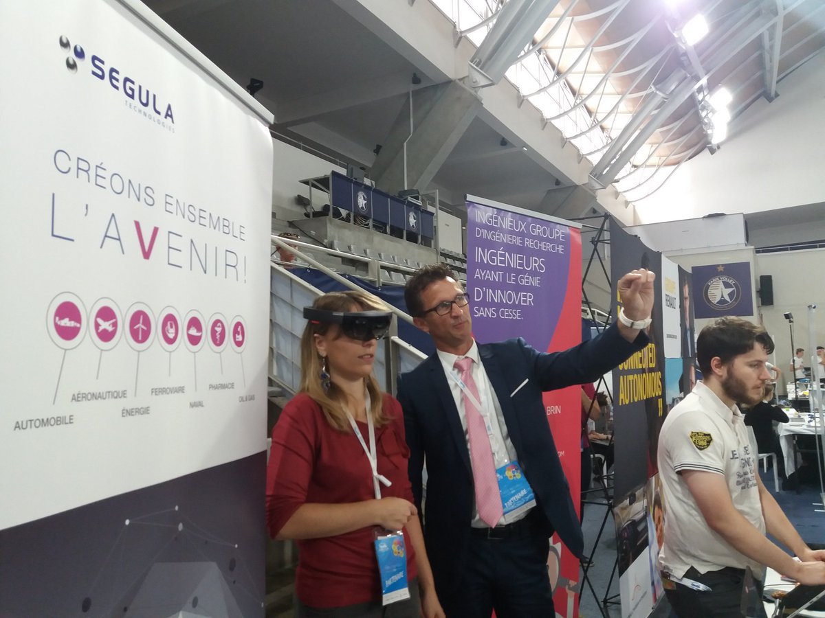 segula_group's tweet photo. Les #talents de demain se découvrent dès aujourd'hui!
Les équipes de #SEGULATechnologies sont à #Charlety pour la #FinaleCEC et notre démo de #réalitéaugmentée attire les curieux!
Apprenez-en + sur notre savoir-faire #automobile >>> https://t.co/IVV9QJa0Qa https://t.co/vlCtr6oKqs