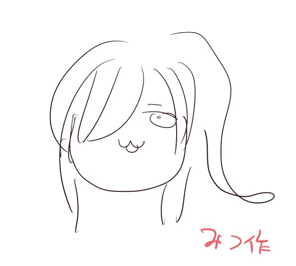 #にっかり青江10秒チャレンジパイセンの描いた青江くん、菩薩顔のピスタチオにしか見えない。 