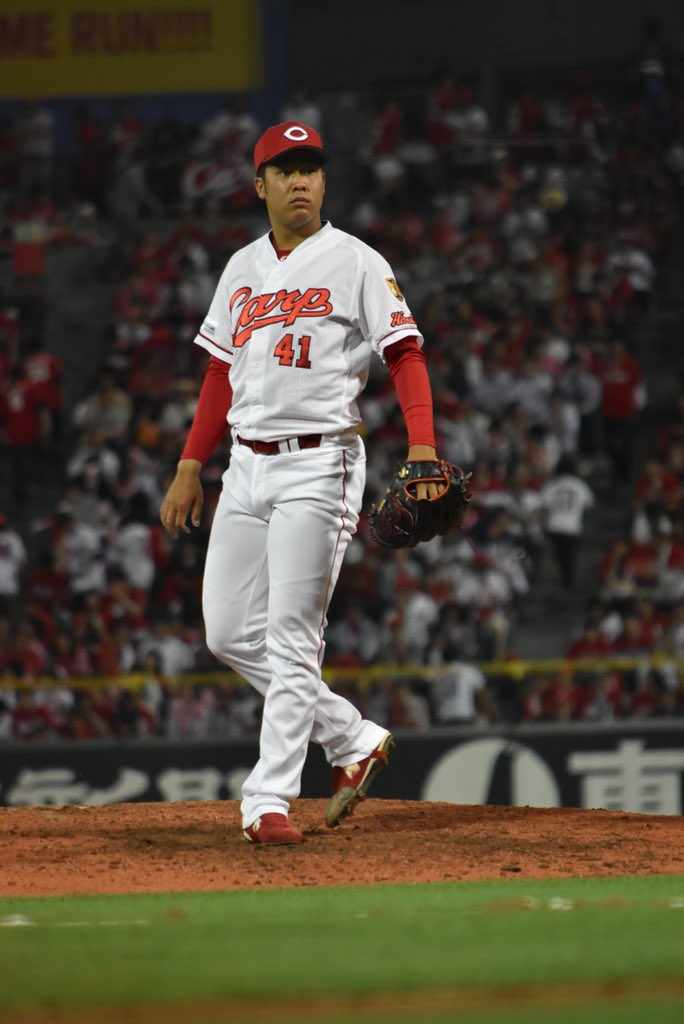 ichico_30's tweet photo. 藤井くん！！！初勝利、おめでとう！！！
マウンド上の度胸満点の膨れっ面が撮っていて一番惹かれるところです✨ 
#藤井皓哉 https://t.co/CJdmhAu6HQ