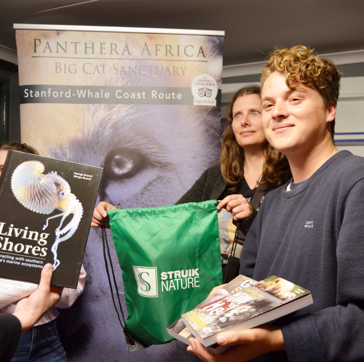 PenguinBooksSA's tweet image. Thank you to everyone who joined us at the launch of Cuddle Me, Kill Me at The Book Cottage in Hermanus.

@rpaconsult #CMKM #RoarToRememberCecil @PantheraCats #FGASA @FOURPAWSSA @StruikNature