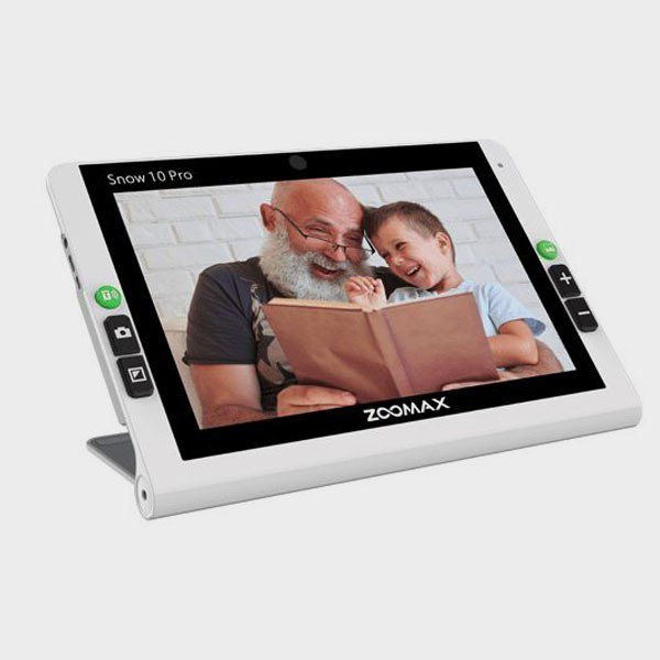 AxosBasseVision's tweet image. Vidéo-loupe grand format 10&apos;&apos; qui peut LIRE POUR VOUS !  Vidéo démo : lnkd.in/eeHNHcK.  Venez la tester lors du salon Autonomic #Paris du 12 au 14 juin sur notre stand A6. Entrée gratuite  #dmla #malvoyance #bassevision #handicapvisuel #autonomic