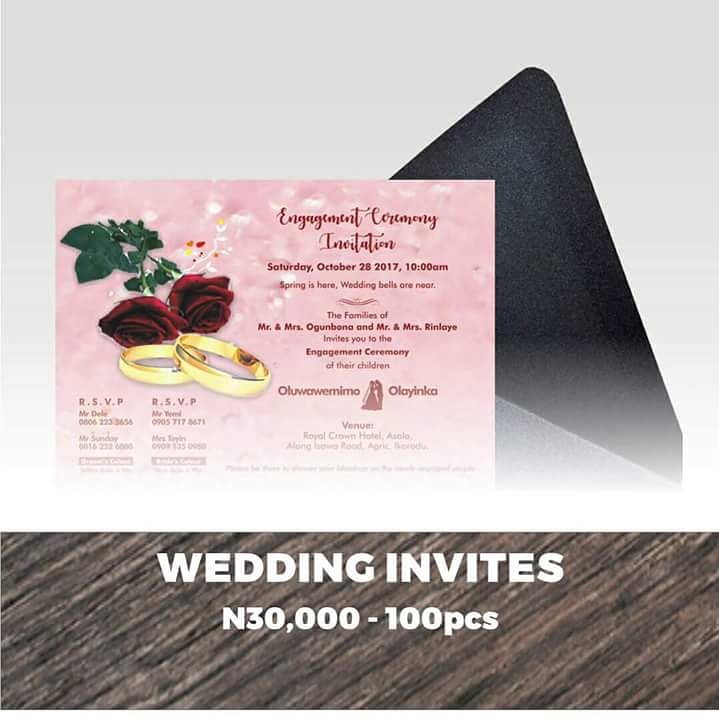 printing_max's tweet photo. Order your wedding invitation cards today at our unbeatable prices from @max_printing .
#madeinnigeria #handmade #readytowear #fashionideals #wovenlabel #packaging #boxmaking #printersinnigeria #printersinlagos #notepads #jotters #businesscard #logodesign #luxurydesigns https://t.co/m5IGBLpe9f