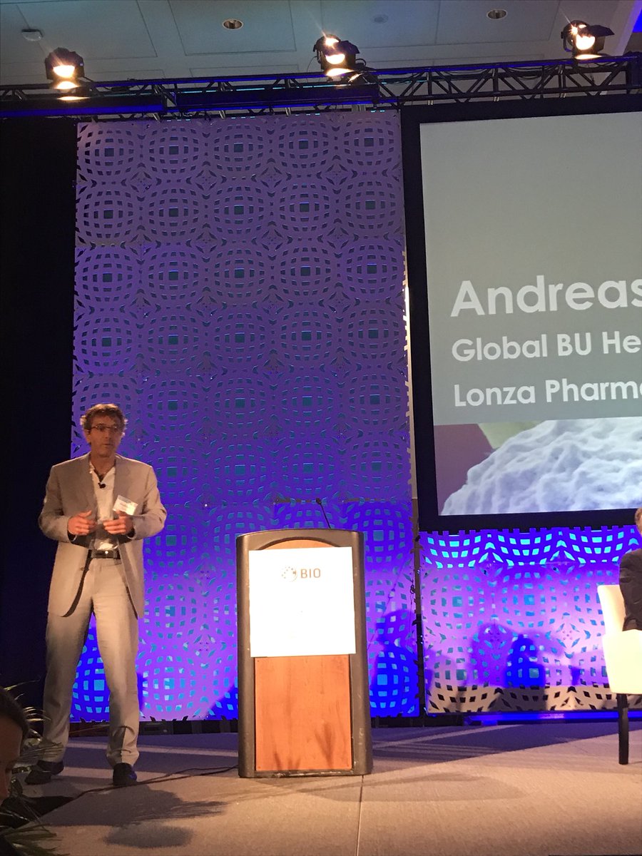 if we crack #CARTcells, it’s bc we fundamentally chngd manufacturing. Andreas Weiler <a href="/LonzaGroup/">Lonza</a> <a href="/FierceBiotech/">FierceBiotech</a> breakfast <a href="/BIOConvention/">BIO Convention</a>