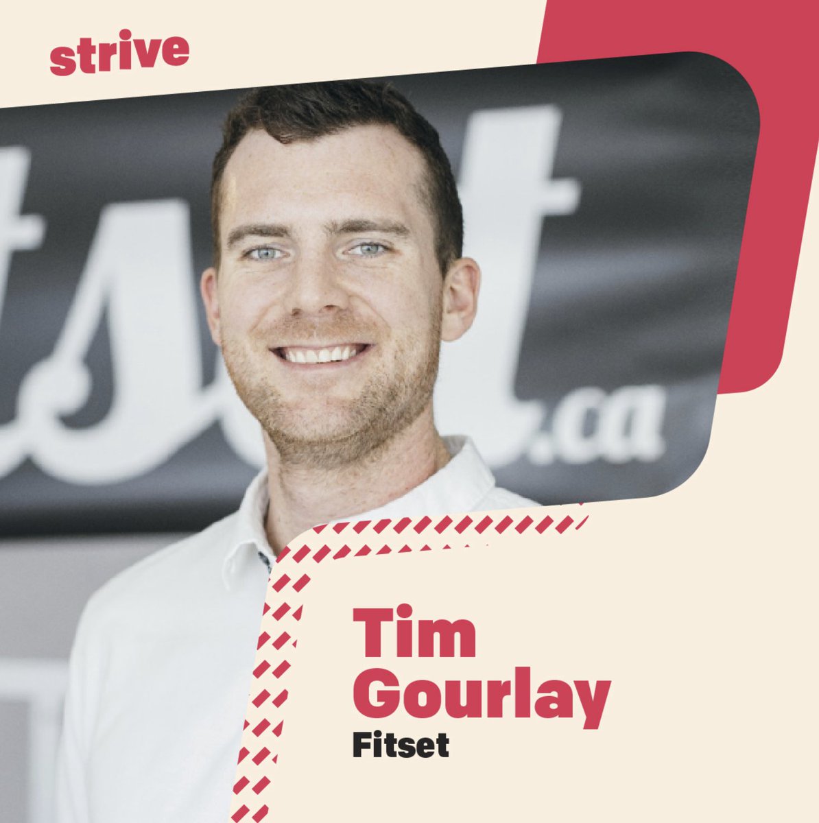 "I am excited that I get to share my learnings and experiences with other people who may be motivated to start a business in the fitness and wellness space themselves." - Tim Gourlay, Founder of <a href="/FitsetPass/">Fitset</a>  , will be hosting a workshop at Strive Summit! ow.ly/g5lF30kmv3k