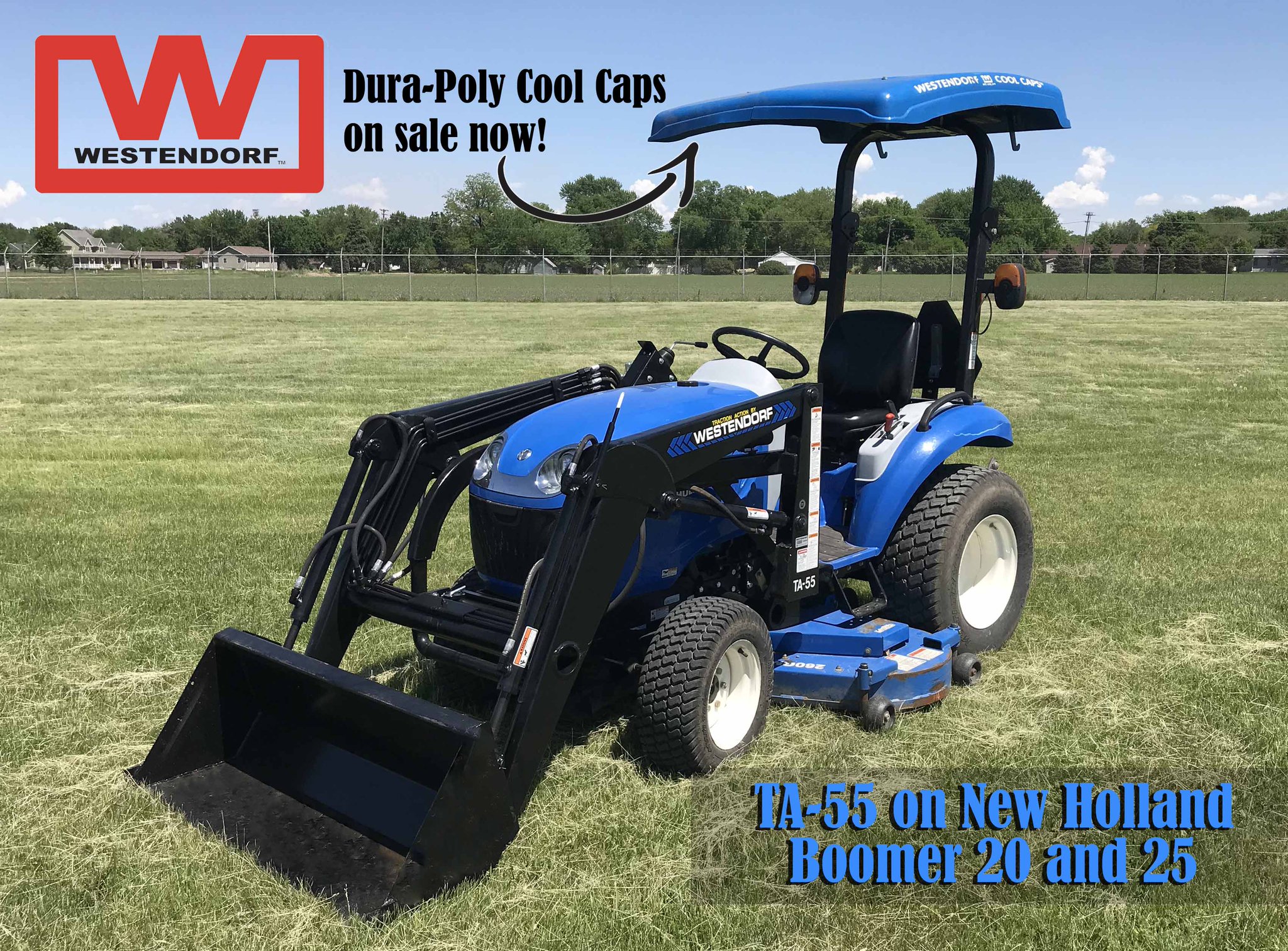 Westendorf The Ta 55 Loader Now Fits On New Holland Boomer And 25 Tractors The Ta 55 Is An Economical Loader That Is Perfect For The Rural Home Owner Find Your