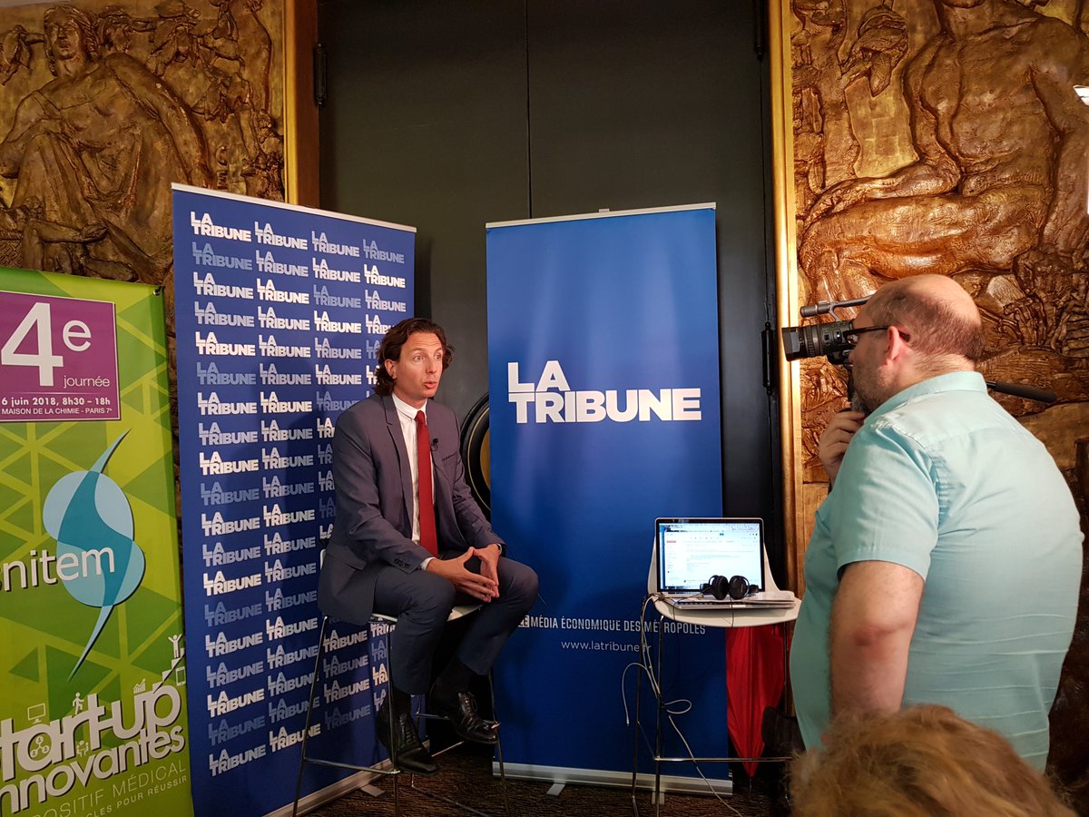 [Evénement partenaire] Interview d’<a href="/AlexandreTepas/">Alexandre Tepas</a> lors de la 4ème journée #startup innovantes organisée par le @snitem #startupDM #esante #MedTech