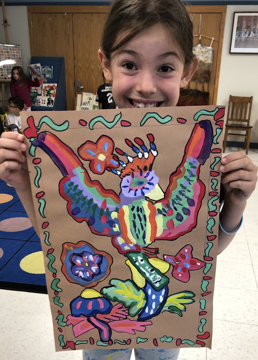 We didn’t stick to our multicultural unit schedule but I think the results are worth it 🌸🐥 🎨