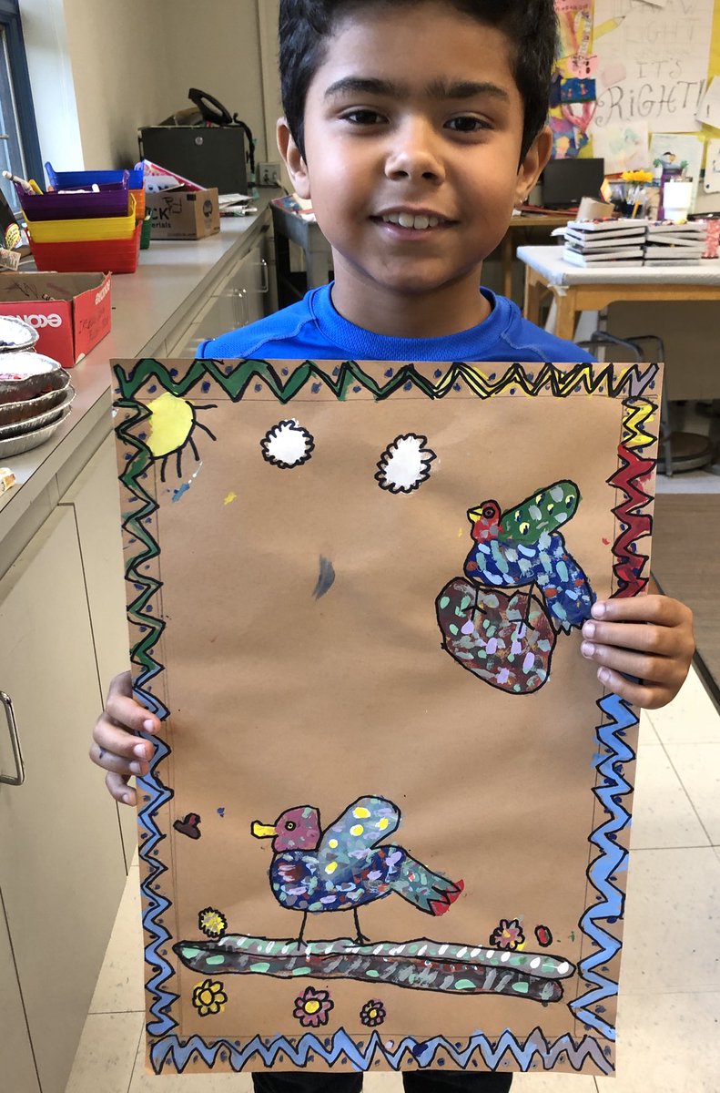 WarrenArts's tweet photo. We didn’t stick to our multicultural unit schedule but I think the results are worth it 🌸🐥 🎨 https://t.co/WR6wnDC1gR