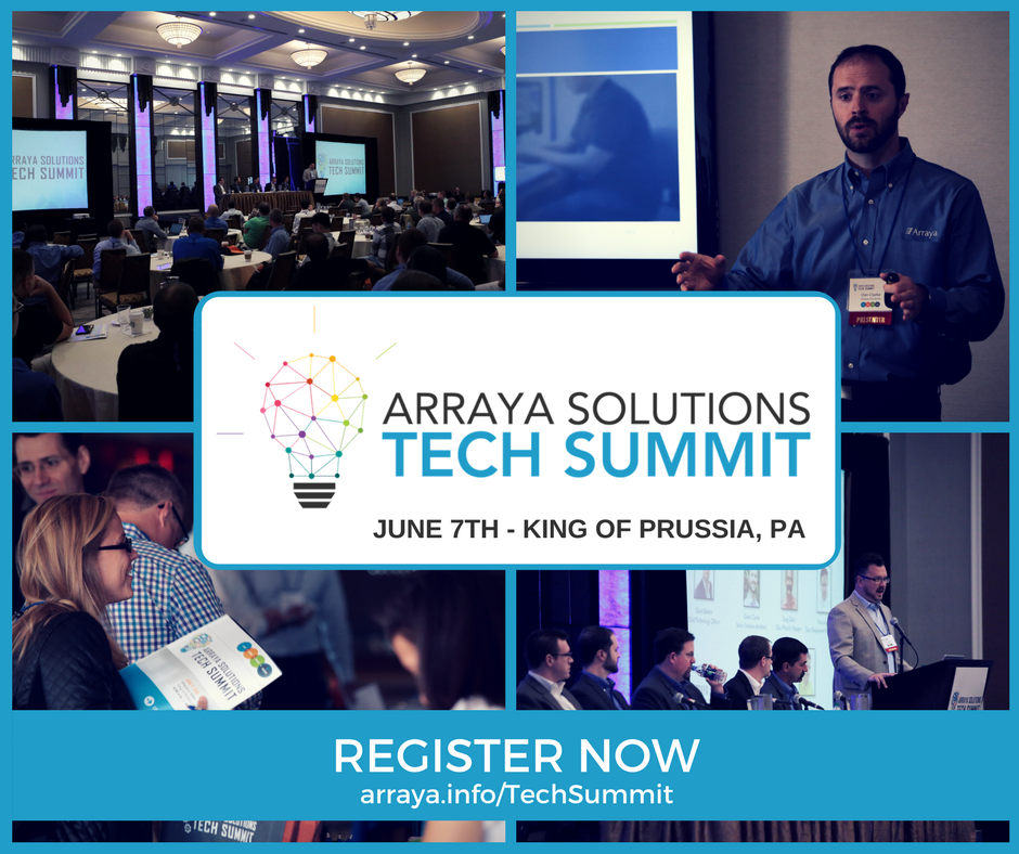 Paul06460418's tweet image. Haven't registered yet for tomorrow's #ArrayaTechSummit? There's still time! Don't miss out on a #CyberSecurity keynote from ncfick plus a full day of sessions on the topics and #technology shaping IT! Register: events.arrayasolutions.com #PhillyTech