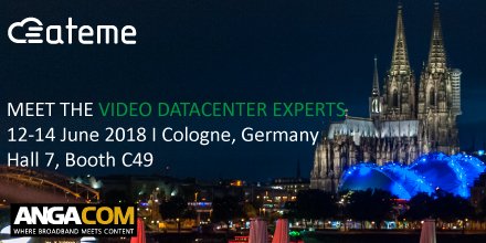 ateme_x's tweet photo. #ATEME #ANGACOM2018  Meet us @ Hall 7 Booth C49 https://t.co/ehw6cQyy2J