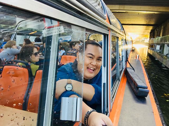What is life without a selfie stick haha 📸 (Photo by wizh_lima) #LoversCanalCruises #Amsterdamcanals