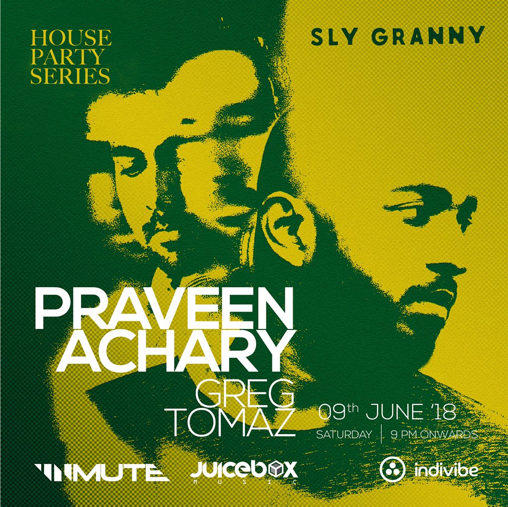 praveenachary's tweet photo. Let’s do this #Bangalore! 

It’s the @JuiceboxMusicIN crew takeover at Sly Granny this Saturday, June 9th! https://t.co/ZJPTyBUIFW