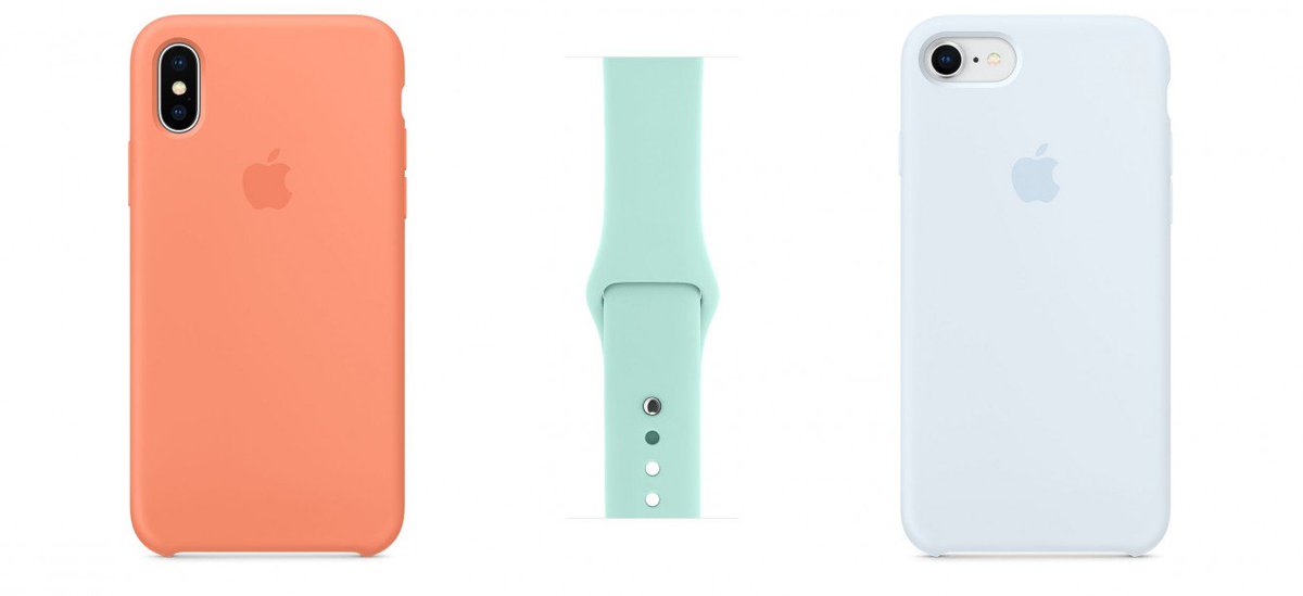 iOSAppers's tweet photo. Apple unveils new silicone iPhone case colors, Apple Watch bands. #iosAppers #Apple #WWDC18 #AppleWatch #iPhone https://t.co/tWmJkO8fj5