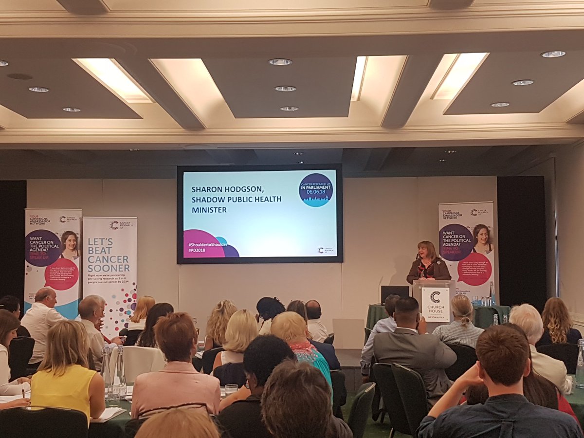 SharonHodgsonMP's tweet photo. Pleasure to speak to @cr_uk ambassadors this morning for @cruk_policy parliament day about my work as an MP &amp; Shadow Minister and advising them how to influence other MPs. #CRUKambos #ShouldertoShoulder https://t.co/woXnlmOmNN