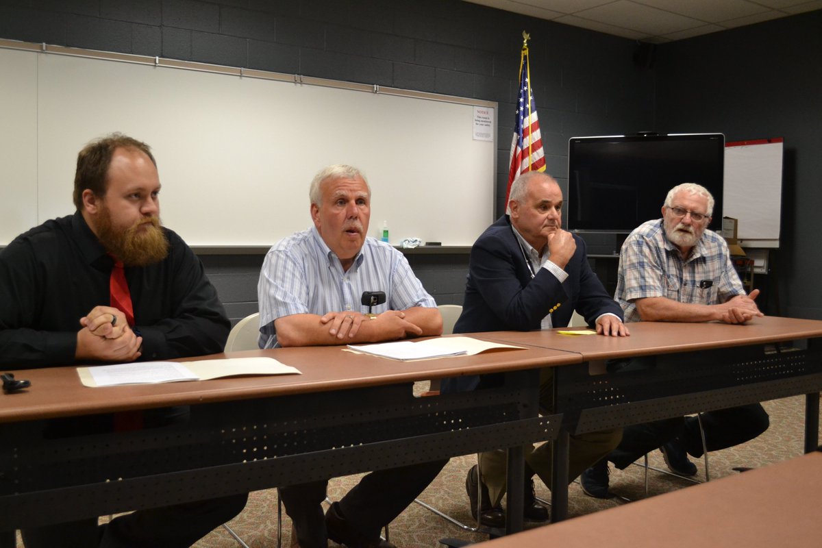 ButlerEagle's tweet photo. Officials  plan to hire one full-time fire chief to oversee the four departments  that cover the City of Butler and Butler Township.

 Read more: https://t.co/LDaXw9ECPo

 Photo: Joe Genco/Butler Eagle https://t.co/ggOIwJg40Y