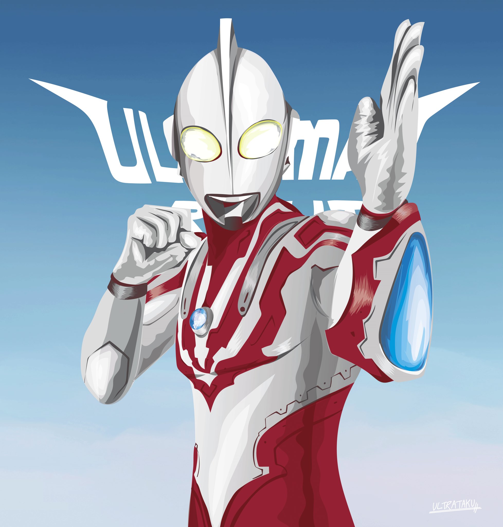Ultrataku ウルトラマンリブット 描きました 海を渡った正義の使者 ウルトラマンリブット 今回はアニメ 組同様に差別化を図る為に実写スーツではなくcgアニメ風にしてみた 平成三部作 コスモスと来てリブットです笑 ウルトラマンリブット