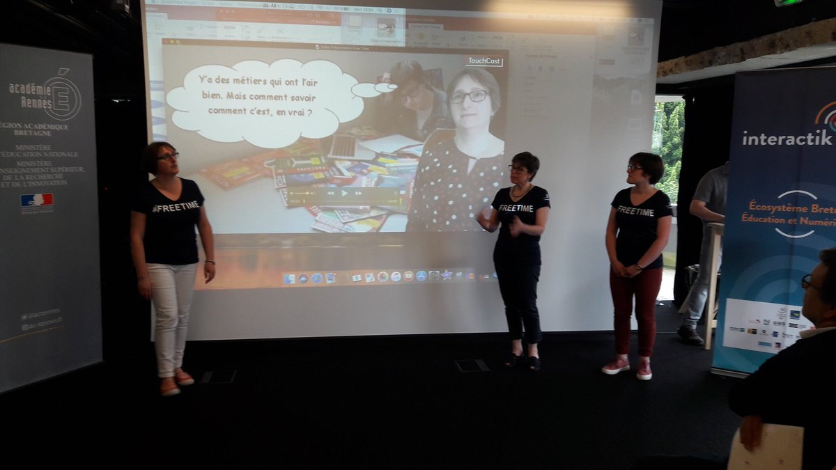 laurent_hamon's tweet photo. #orienthackathon2018 Les eeux équipes finalistes présentent leurs projets devant des financeurs potentiels à la @LaFTRSM . L'innovation pedagagique et numérique font bon ménage 😁 https://t.co/1bo5k4VG5s