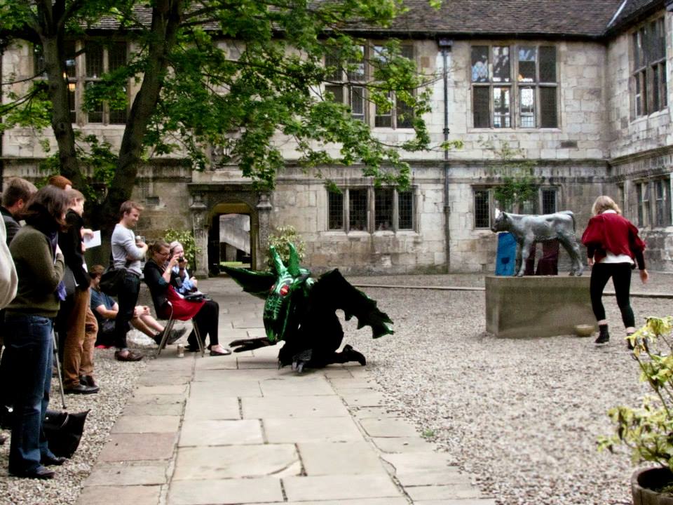jessglanz's tweet photo. @DJMHarland @kriemhildsrache @merovingians @e_wolever @barber_samj @Claire_Harrill This is making me go all nostalgic! Furthermore: the best dragon in the world (@Jane_Heloise), Kriemhild about to kill Hagen (YES!!); and sailing to Iceland in some coffins with the lads. As you do. Also, all these awesome photos are by @HLStn! https://t.co/WEtRLvfvnx