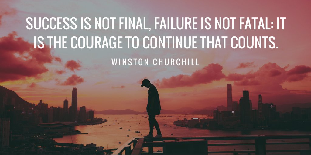 plfmad's tweet photo. Success is not final, failure is not fatal: it is the courage to continue that counts - Winston Churchill #WednesdayWisdom ^EK https://t.co/jOfhTe2ze0