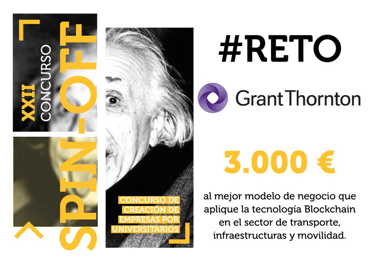 linkbyuma's tweet photo. ¡Nuevos RETOS #SpinOff con premios de 3000€!
👩🍳 #RetoMAHOS: #hostelería y #turismo
🔗 #RetoGRANTHORNTON: #Blockchain
📍 #RetoPREMO: #posicionamiento3D
🏗 #RetoSANDO: #tecnología 4.0. en la #construcción
¡Inscríbete hasta 18/06!😎🙌
+Info: https://t.co/jmyKHlQWIC https://t.co/feDSRlb6cQ