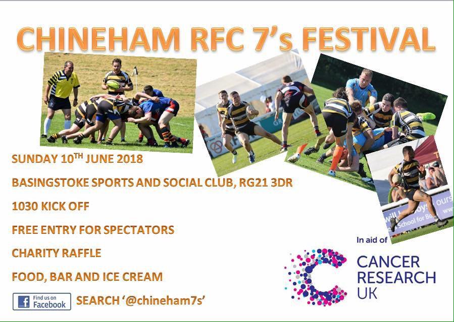 ChinehamRugby's tweet photo. Come down and support the Second Annual Chineham 7's Festival. #C7F #CL7s https://t.co/IbIRYEKyLe