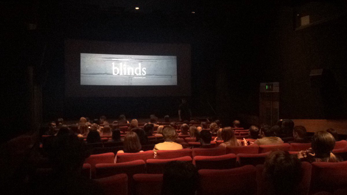 NKCollege1's tweet photo. Today we are excited to be at @BFI Southbank for the premiere of 'BLINDS', a short film created by our @MiskinTheatre students and former Emmerdale star #DominicPower. 😱👏📽 https://t.co/JjYkrS6ZhJ