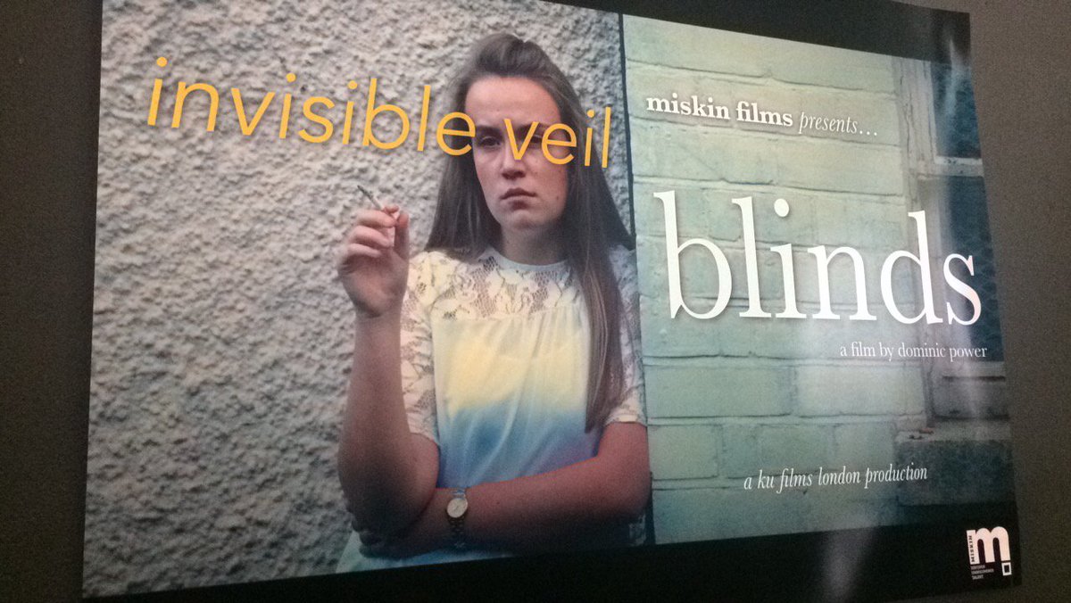 NKCollege1's tweet photo. Today we are excited to be at @BFI Southbank for the premiere of 'BLINDS', a short film created by our @MiskinTheatre students and former Emmerdale star #DominicPower. 😱👏📽 https://t.co/JjYkrS6ZhJ