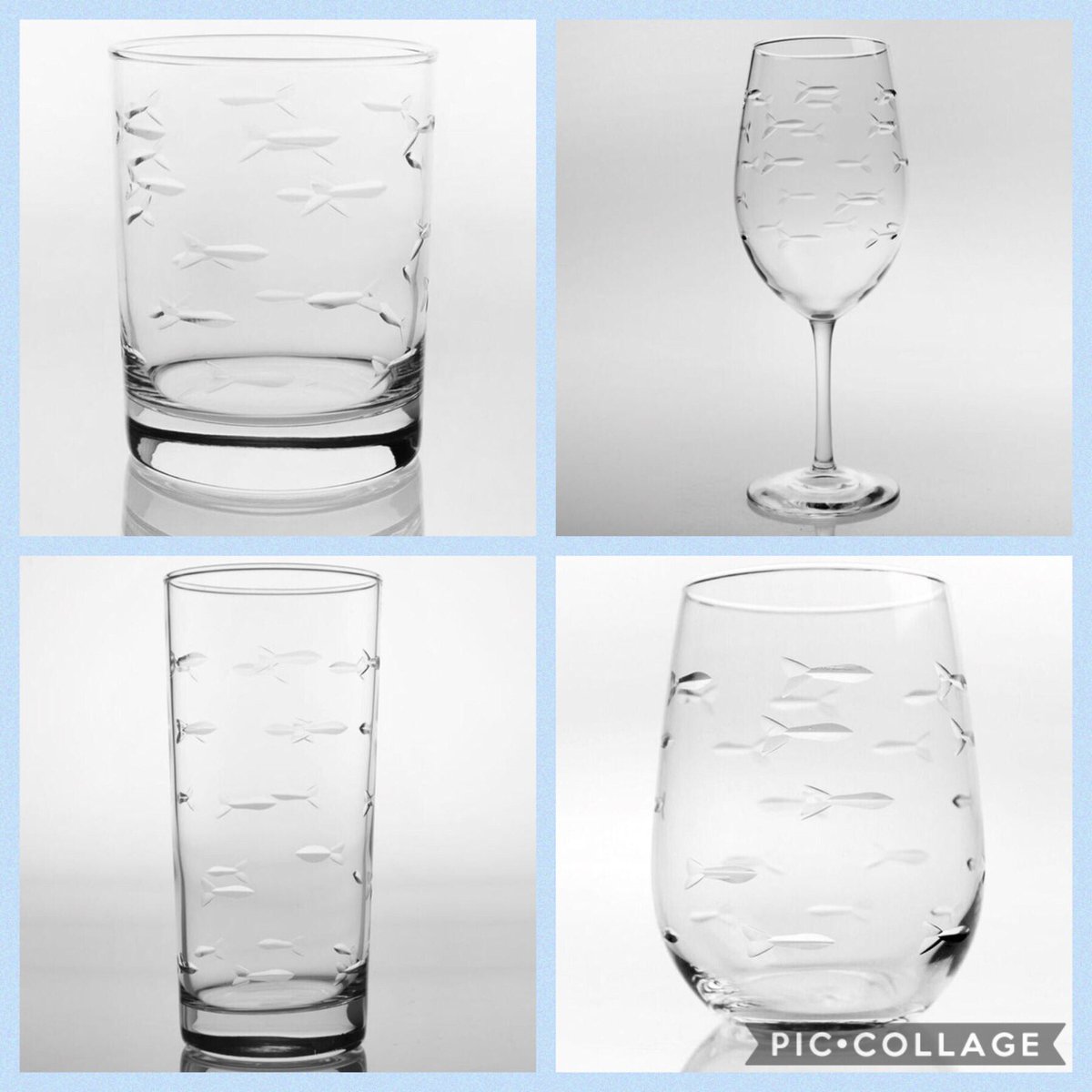 garalray's tweet photo. SCHOOL OF #FISH #GLASSWARE SET OF #FOUR
Every now and again we all swim against the current. #schooloffish #fish #fishinglife #fishing #fathersday #gift #drinkingglasses #kitchen #kitchenglassware #glassware https://t.co/Ut4bzk60nB https://t.co/foelJfpyvC