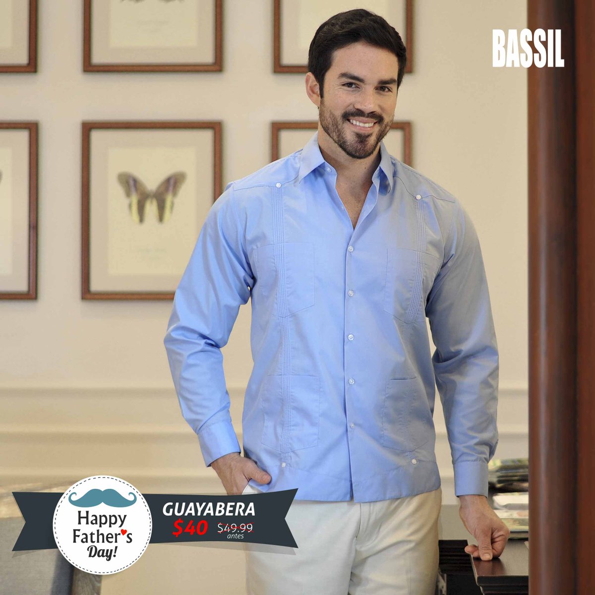 Bassil_Ec's tweet photo. Precios ESPECIALES en guayaberas para regalar a #Papá Clásico.😉👌🎁
#NewCollection #Guayaberas #PapáClásico #LookFormal #BassilPromociones #BassilStyle https://t.co/jSlJUxv6JF