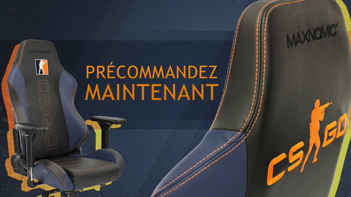 NEEDforSEAT_FR's tweet photo. Vous avez pu le voir à la @DreamHackFR ainsi qu'à l'@OccitanieEsport, le tout nouveau #MAXNOMIC® #CSGO PRO est désormais disponible en précommande ! 😮
👉https://t.co/1Id4T5wFhy 👈 https://t.co/RgpD1D510Y