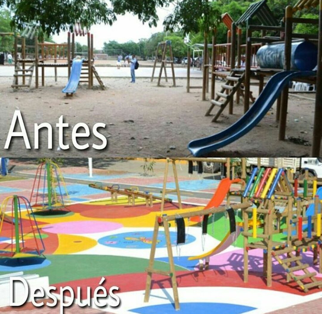 TutoUhiaAlcalde's tweet photo. ¡Miren la diferencia! El #ParqueLaVictoria pasó de ser un sitio oscuro, olvidado y desolado a uno de los mejores clubes sociales de Valledupar, un espacio público que aporta a la transformación social y al progreso de nuestras comunidades.
#LoHacemosPosible
#ValleduparAvanza https://t.co/3J3UsbHVkW