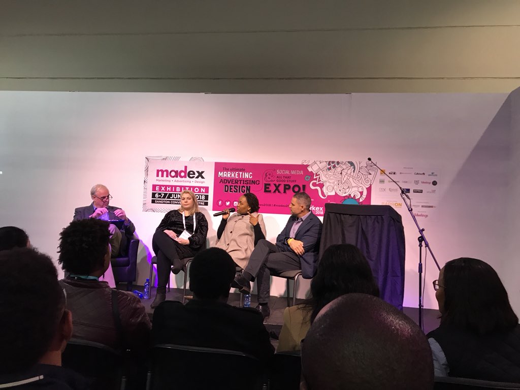 BoobSweat_Tears's tweet photo. #TalaniNtuli at #Madex2018 has hit the proverbial nail. We can no longer live in structures spheres of above the line and below the line and digital. https://t.co/0TE4gTCGGF
