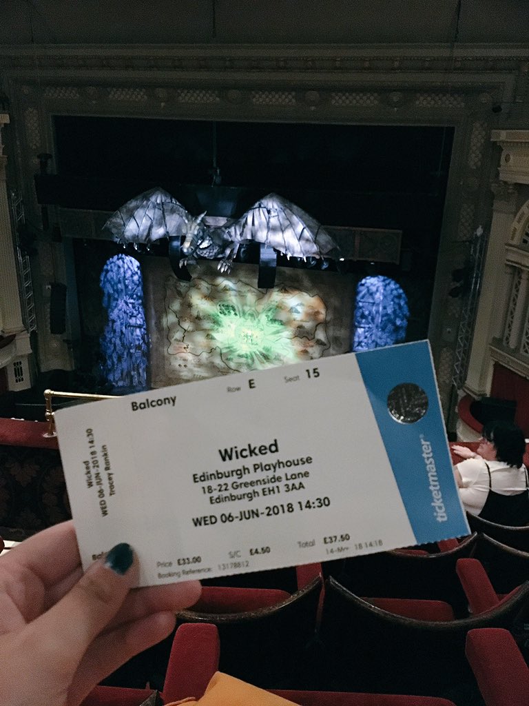 Come with me to the emerald city✨ Finally seeing one of my favourite shows again💗💚 <a href="/WickedTourUK/">Wicked UK Tour</a>