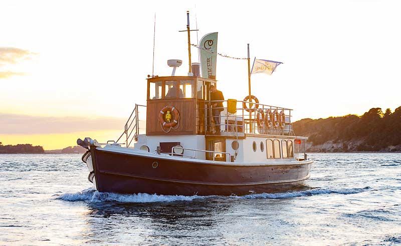 We will  be wetting your appetites with a series of Jazz cruises with <a href="/dorsetcruises/">Dorset Cruises</a> aboard their 1920's cruiser The Dorset Queen. 
Cruise dates: Sunday 24th June - with Revolution Club
Trad Jazz Cruise - 1st July - cruise with Tony Waller and his Prohibition Jazz band