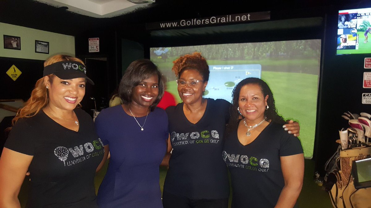AngelWill21's tweet photo. Awesome time celebrating Women’s Golf Day and networking with @Womenofcolorglf at @GolfersGrail at Cheval yesterday. I even had a chance to work on my swing!! 🙌🏾 🏌🏾‍♀️⛳️ #WomensGolfDay #OntheGreen #EverySwingCounts
#LegacyBuilding https://t.co/wgkf85P0sb