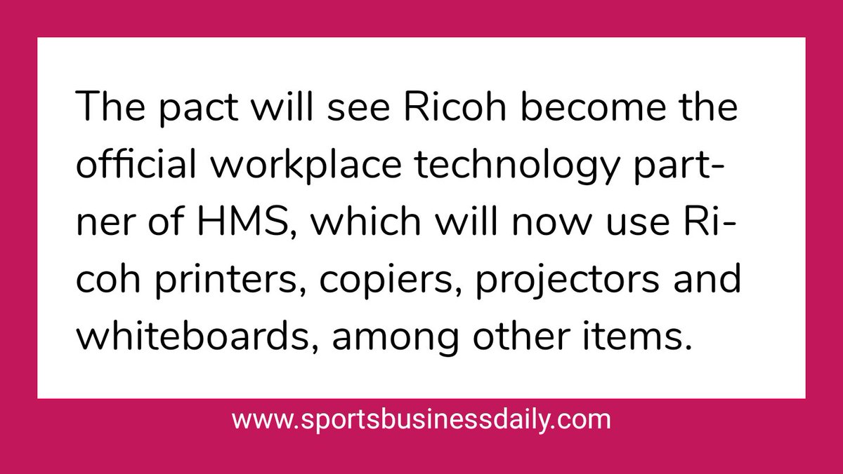 A_S12's tweet image. .@TeamHendrick this AM will announce a new technical partnership with @RicohTweets that runs through ‘20.

— The deal will be announced @InfoComm show in Las Vegas by the business services company, which is based in Japan with a North American subsidiary.