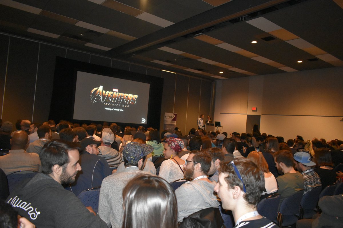 effectsMTL's tweet photo. An outstanding Keynote at the Nocturne, thanks Phil Cramer!
#effectsMTL18 #effectsMTL #AvengersInfinityWar #Thanos #Marvel https://t.co/KmWvcBRDIh