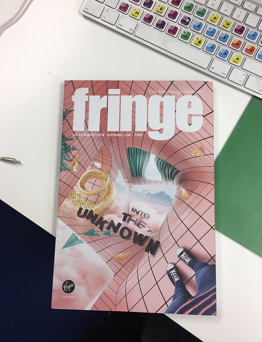 homoludens_tw's tweet photo. Got our @edfringe programme, found us on page 356! So pinky! Can't wait to start our venture #intotheunknown  ~! https://t.co/c7QAdBO238
