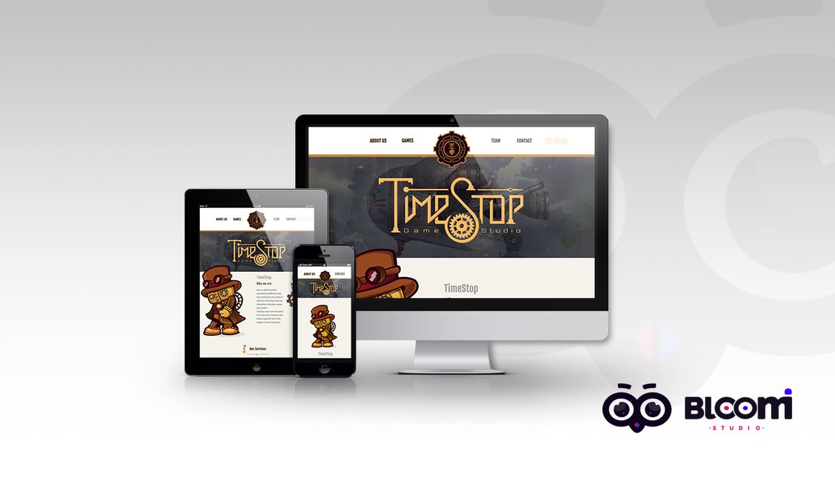 BloomiStudio's tweet image. Nuevo desarrollo web realizado para Time Stop Game Studio

timestop.com.ar