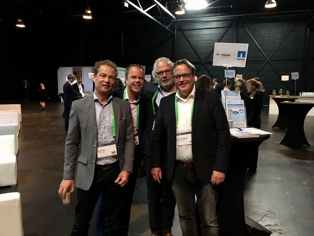 ManagementEv's tweet photo. The representatives of our platinum partner @Telindus_NL have been enjoying an efficient working day at #2018MEtropolis #MECloudStrategies #managementevents #B2Bmatchmaking #Taets https://t.co/aicLgI2l78