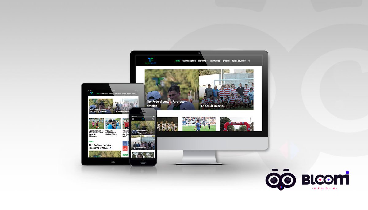 BloomiStudio's tweet image. Desarrollo de portal web realizado para Tercer Tiempo Deportivo

tercertiempodeportivo.com.ar