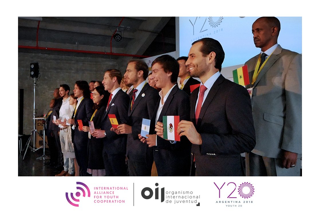 L'Ambassadeur du Sénégal a participé à l'évènement "Y20. Dialogue on future work" organisé par l'Organisation Internationale de la Jeunesse, Youth20 et INJUVE, 23 mai 2018