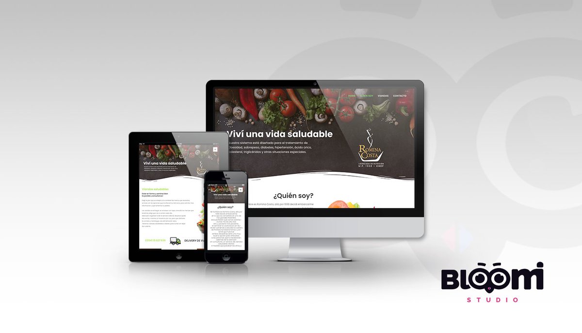 BloomiStudio's tweet image. Desarrollo web realizado para Romina Costa - Nutricionista

rominacosta.com.ar
