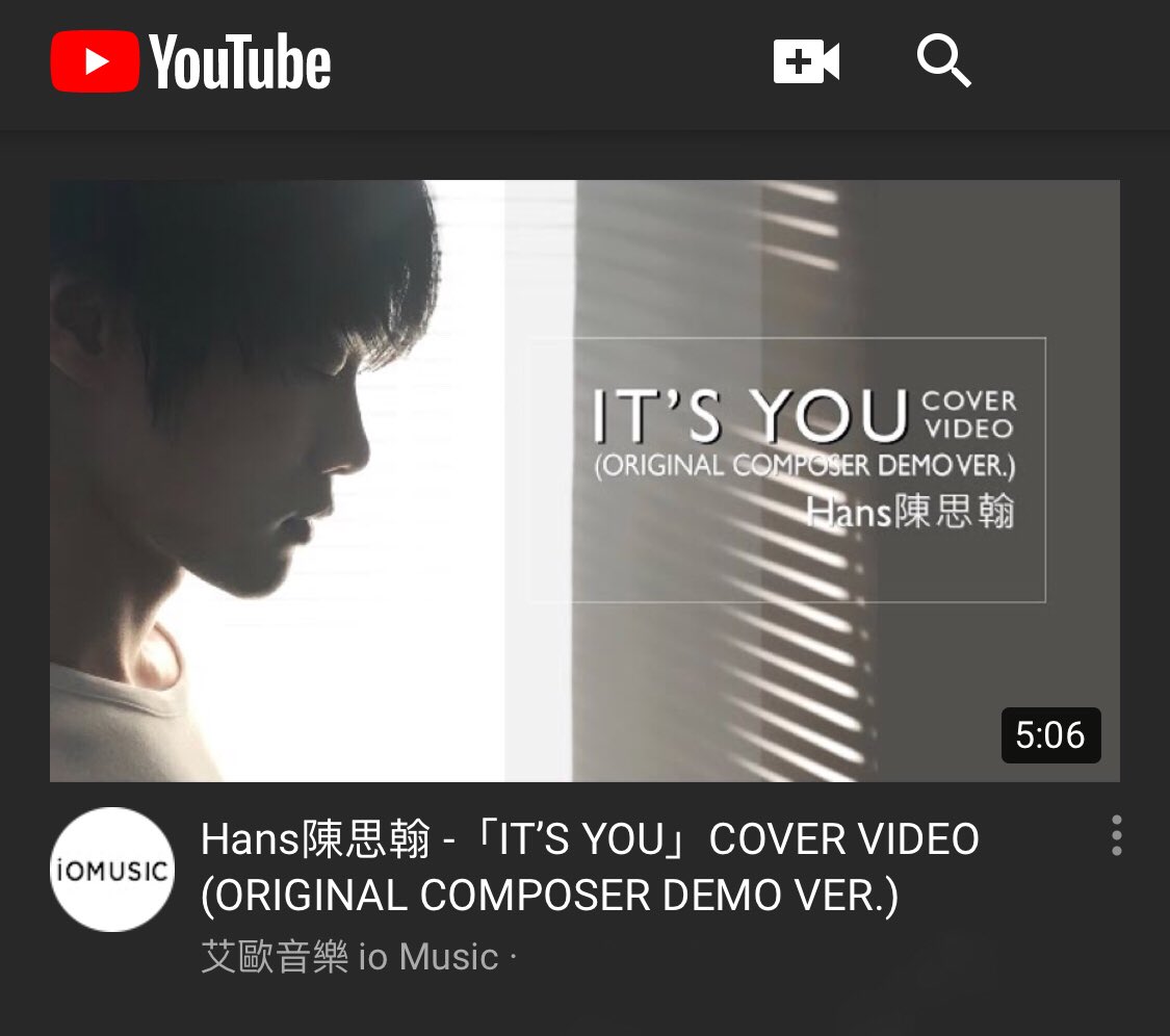 ioHansC's tweet photo. Check out my latest release, original composer demo version of 《IT’S YOU"》
It’s also the opening theme song for EBC’s drama “The King Of Romance”

https://t.co/viMq2BPhUh https://t.co/wvZwfOXH3i