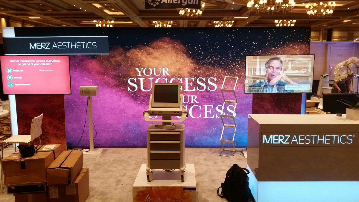 TRC_AV's tweet photo. Our 55 inch monitors look so good in this colorful booth for @MerzAesthetics!
#Monitors #Display #eventtech #eventprofs #showprofs #tradeshow #booth https://t.co/rdt3MtlPbC