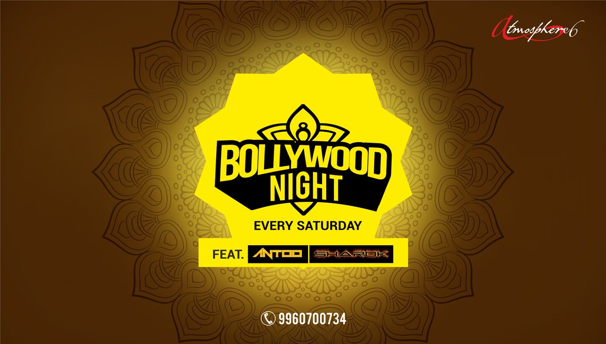 atmosphere6pune's tweet photo. Mark the dates, dress up and groove to your favourite Bollywood numbers with DJ Antoo &amp; DJ Sharok at Atmosphere 6! #Atmosphere6 #VimanNagar #Pune #DJ #Foodie #PuneFoodie #openair #lounge #multicuisine #finedine #finedining #restaurant #party #nightlife #Rooftop https://t.co/vVCO9kGbE3