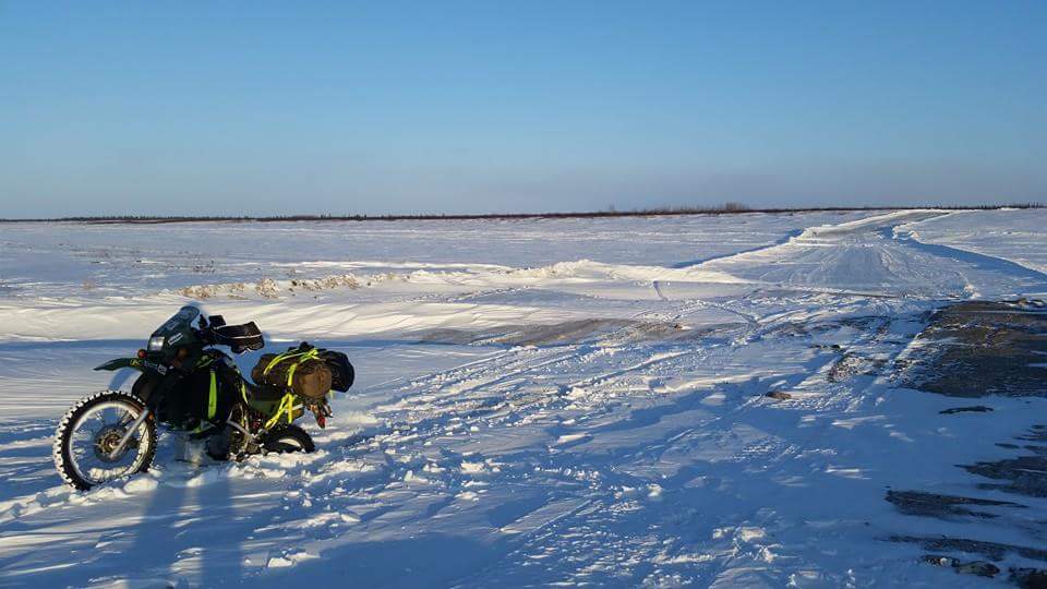 OliverSolaro's tweet photo. @ADVRiderRadio @TraverseMag @SamManicom @GrahamFieldKLR @novasontrack @GreenChileADV @aaR4 @AaronMitchellUK @RideBDR @AerostichDesign @CyclePump @motobriiz @HorizonsUnlimit Hudson Bay sea ice https://t.co/BgXe2rjQkr