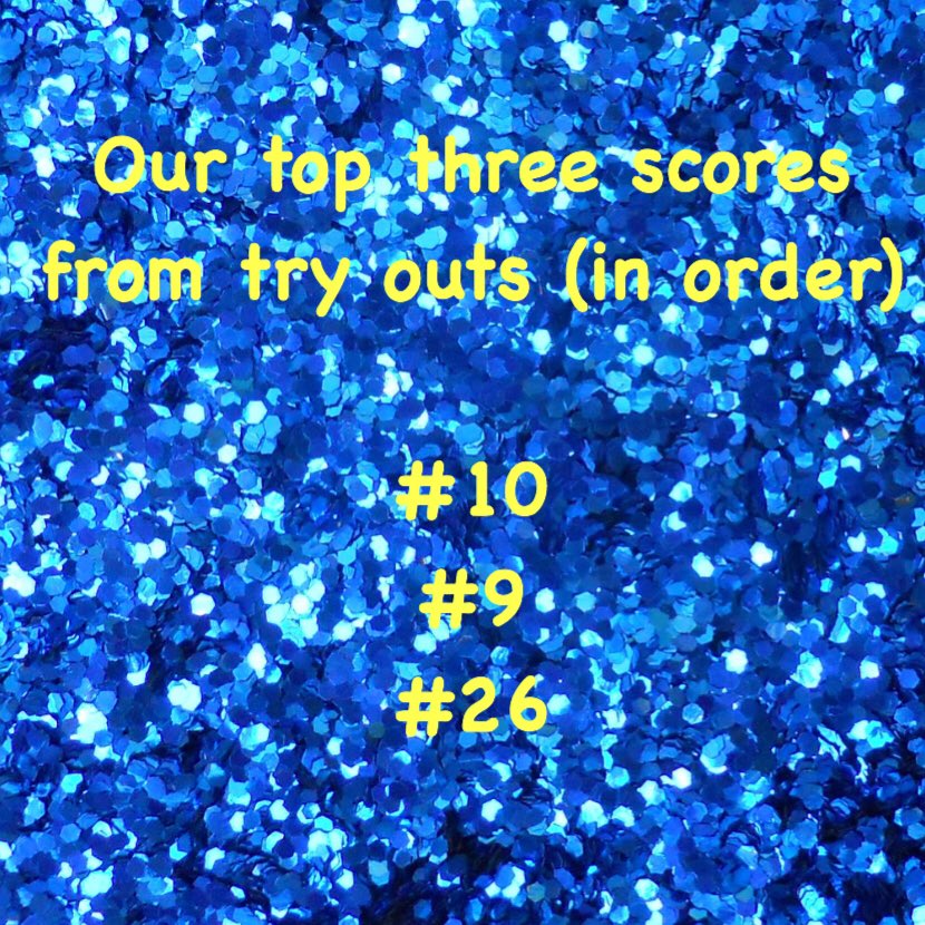 huskiesdance's tweet photo. Congrats #10, #9 and #26 for being our top 3 highest scores during auditions. #nicejob #impressive https://t.co/i5HbwtOOyq