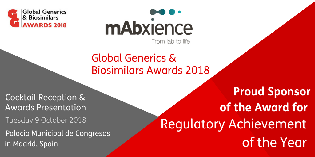 GGB_Awards's tweet image. We're really excited to announce that @mAbxience will be presenting the Award for Regulatory Achievement of the Year at the #Generics &amp;amp; #Biosimilars Awards - Coming Soon!
Deadline for entries for this award are nearing closer. Submit your nomination today: bit.ly/2xPk5mM