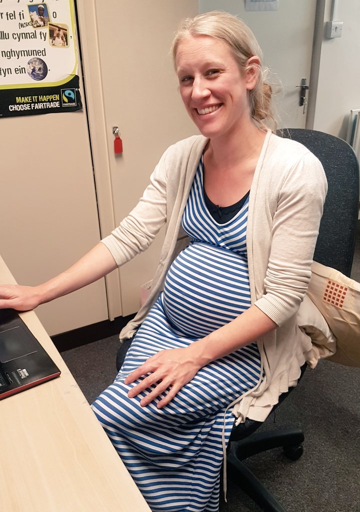 Pob lwc to our lead organiser Sam - it's her last day with TCC before her maternity leave!